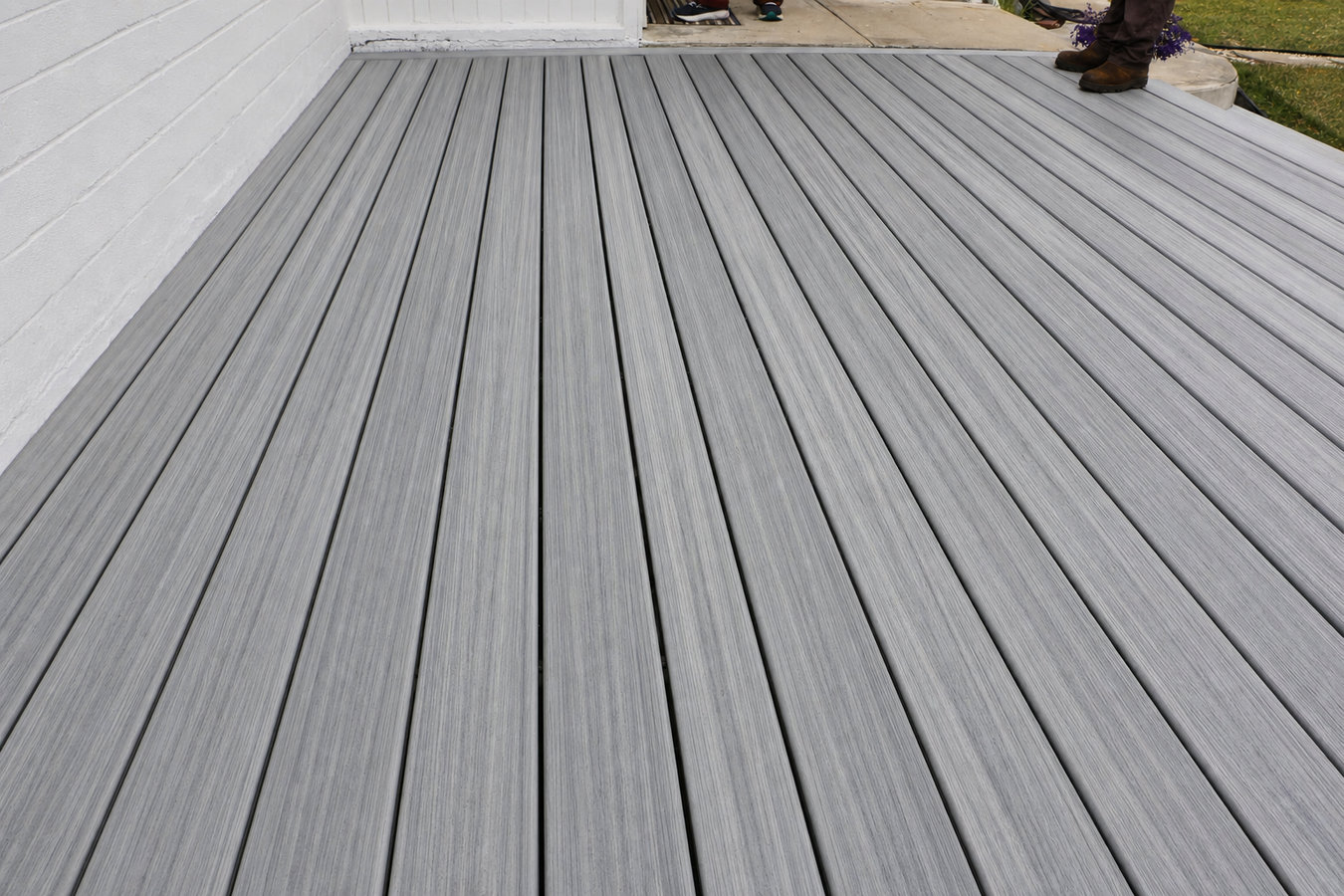 Trex deck installation